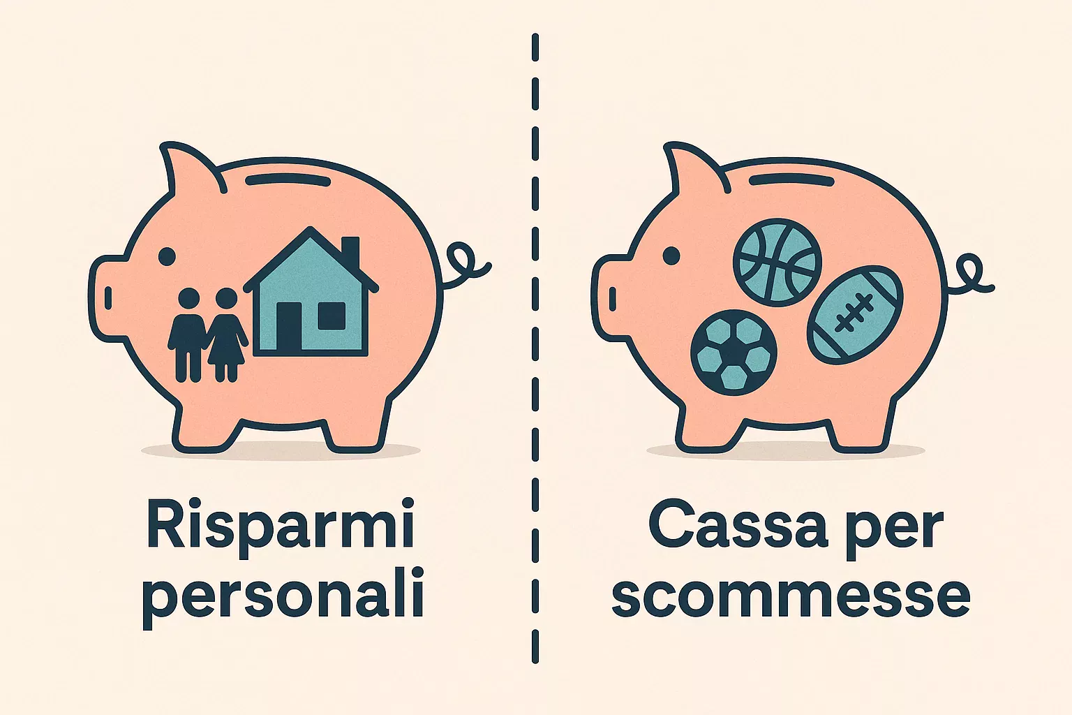 Come definire e separare il bankroll dalle finanze personali