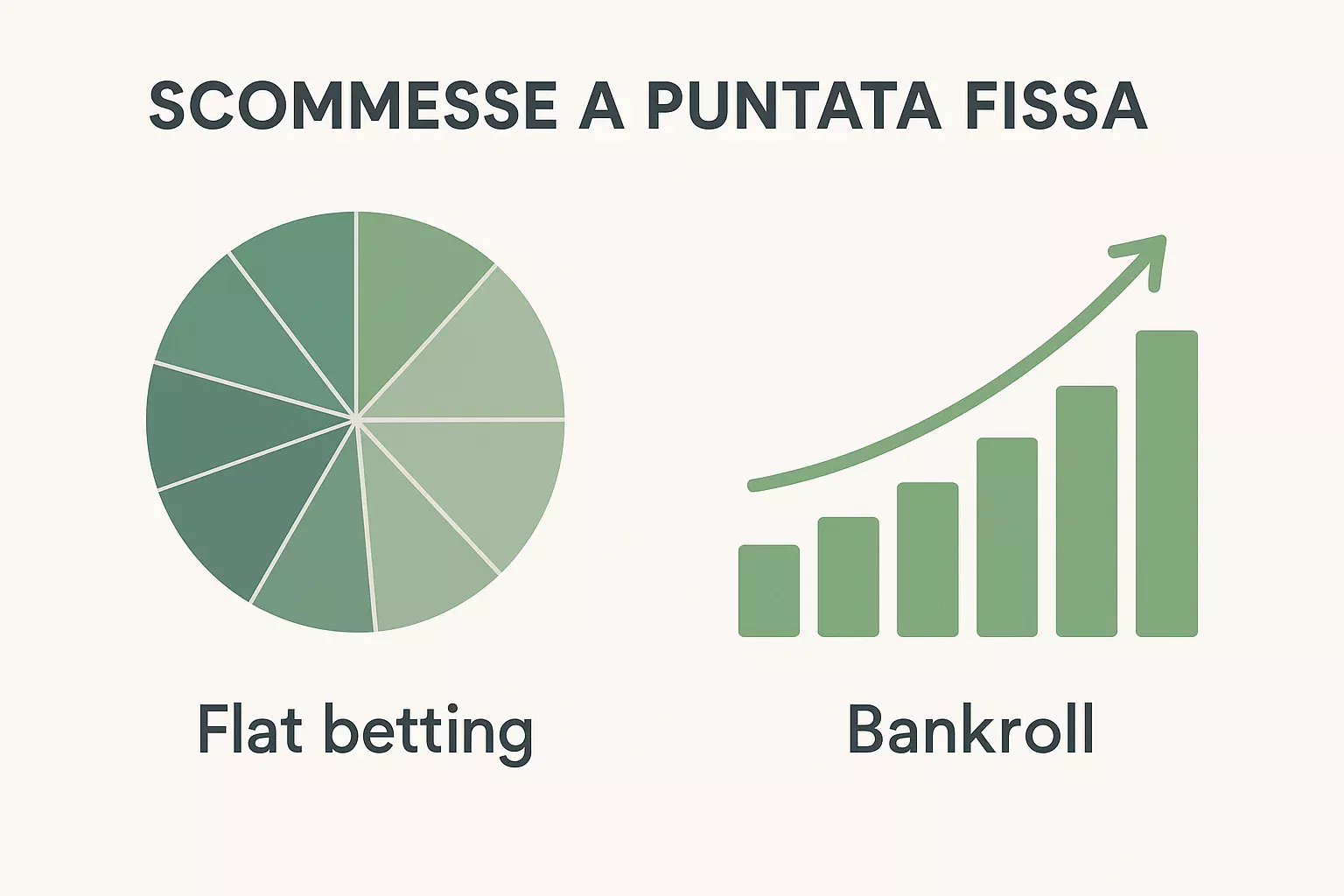 Sistema flat betting con percentuale fissa per scommesse