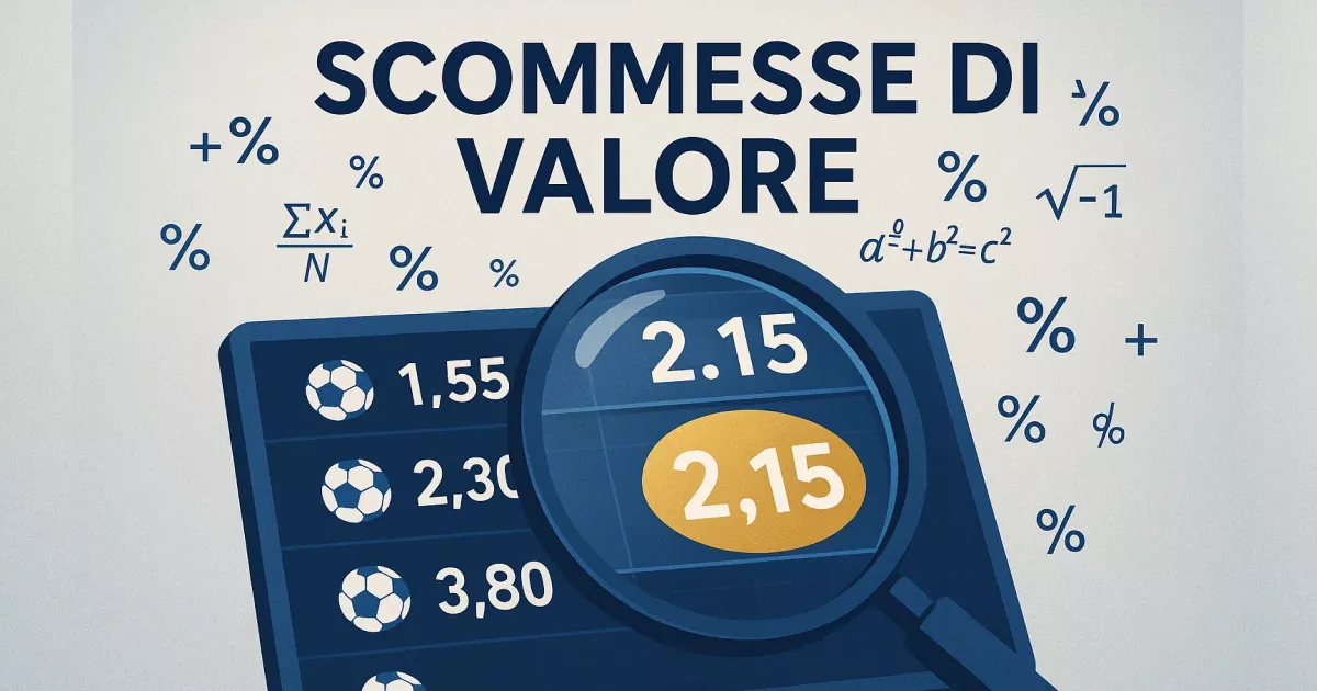 Guida completa alle value bet nel calcio per scommettitori esperti